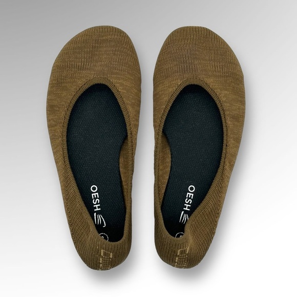 OESH Dream+ | Mocha Latte Womens Classic Ballet Flat Shoes Sz 8 - Picture 9 of 11